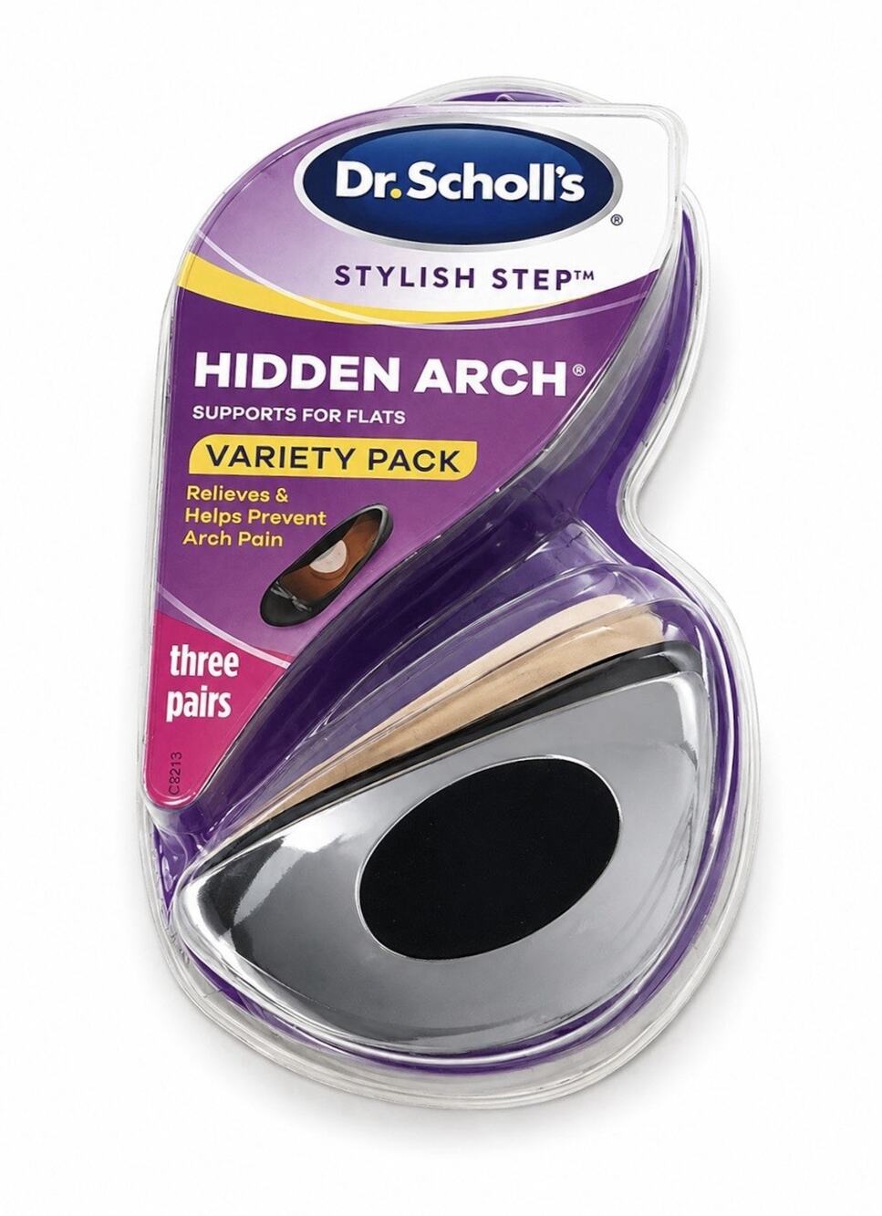 Dr. Scholl’s Stylish Step Hidden Arch Support For Women’s Shoes / Flats - 1 Pair